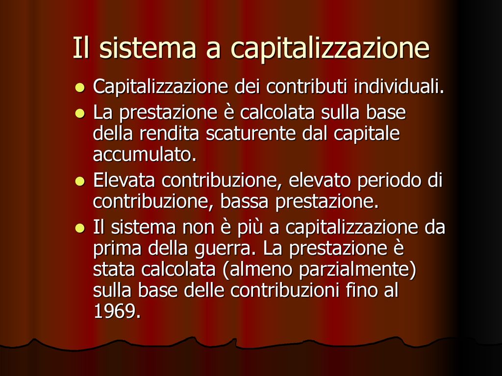 Il Sistema Pensionistico Ppt Scaricare